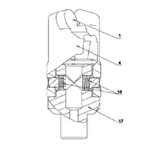 插接金刚石钻头(图1) 插接金刚石钻头(图1)