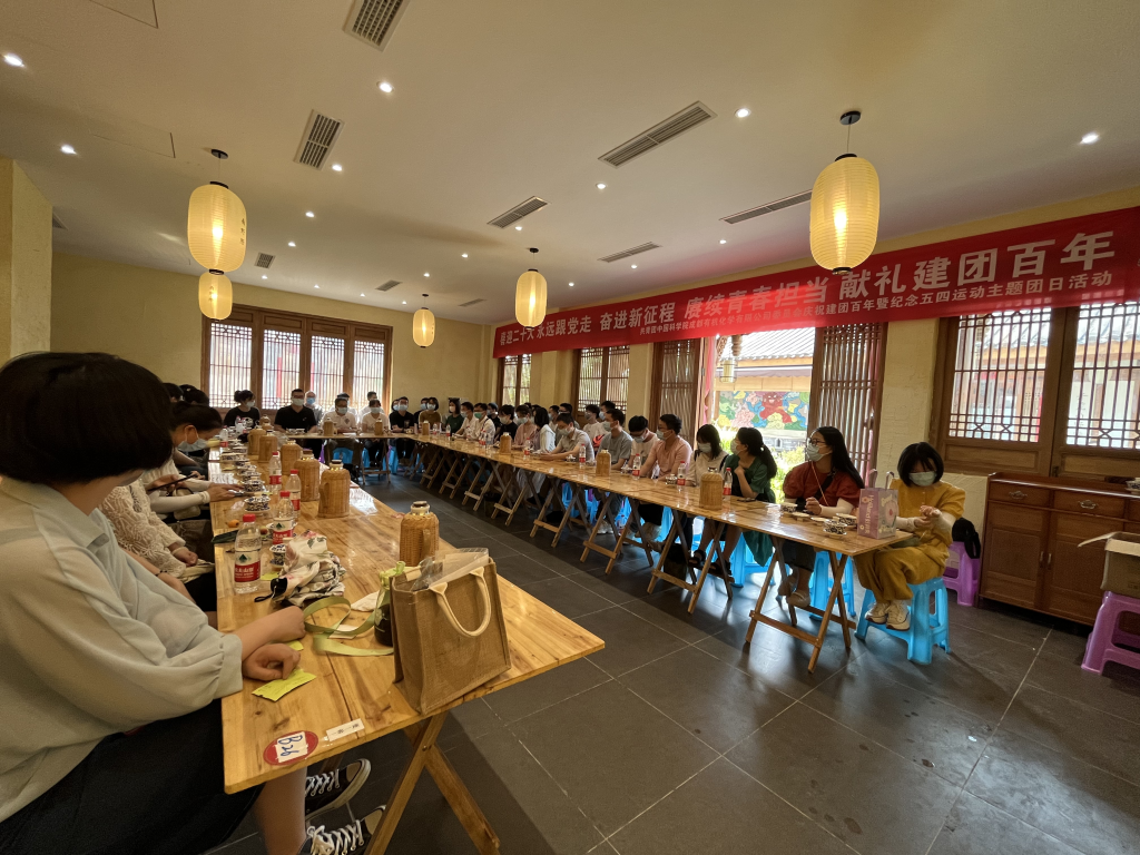 公司团委组织举办庆祝中国共产主义青年团成立100周年暨纪念五四运动主题团日活动