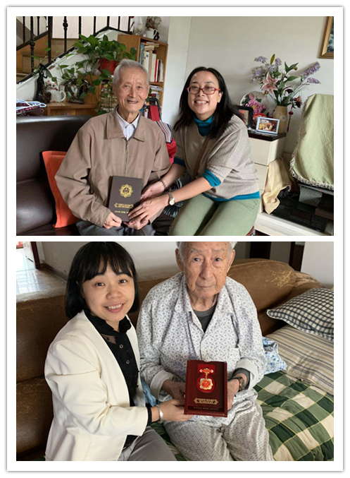 新中国成立70周年前夕公司走访慰问离休老党员、老领导