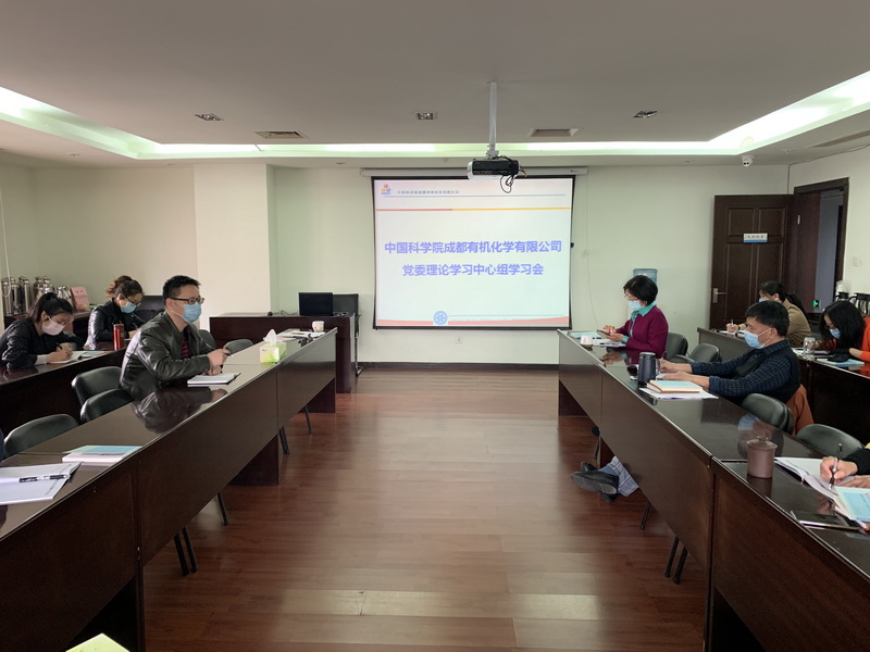公司党委召开理论学习中心组学习会