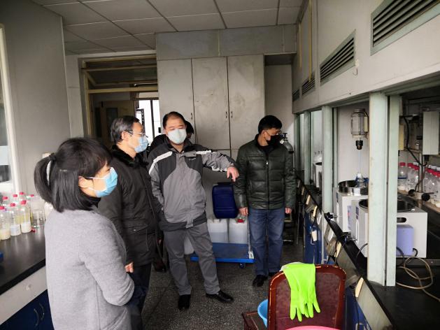 公司开展复工复产慰问暨疫情防控工作检查