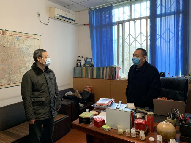公司开展复工复产慰问暨疫情防控工作检查