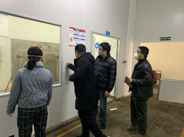公司开展复工复产慰问暨疫情防控工作检查
