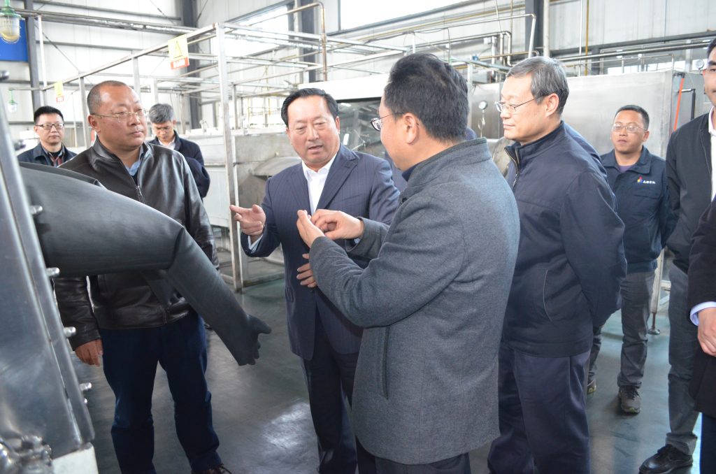 中国科学院企业党委书记、国科控股董事长吴乐斌考察调研成都有机公司大邑产业园区