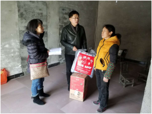 公司组织开展“走基层送温暖”对口帮扶慰问活动