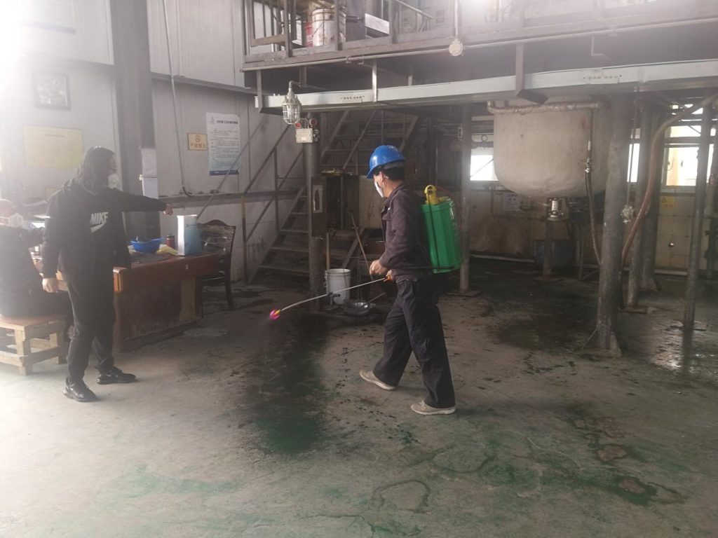 公司大邑产业园区积极开展复工复产