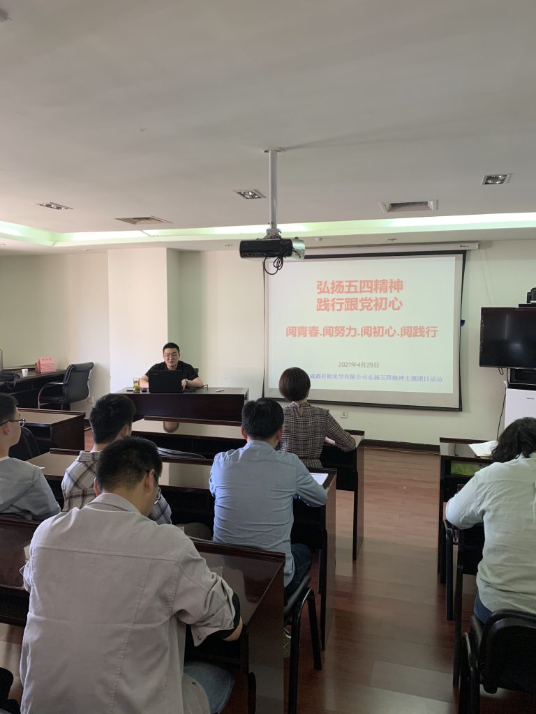 公司团委组织举办“青春向党 奋斗强国——学党史、强信念、跟党走”系列主题团日活动