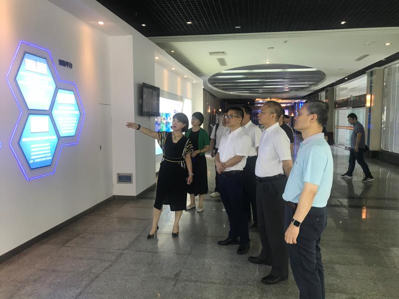 绍兴市上虞区代表团到公司考察交流